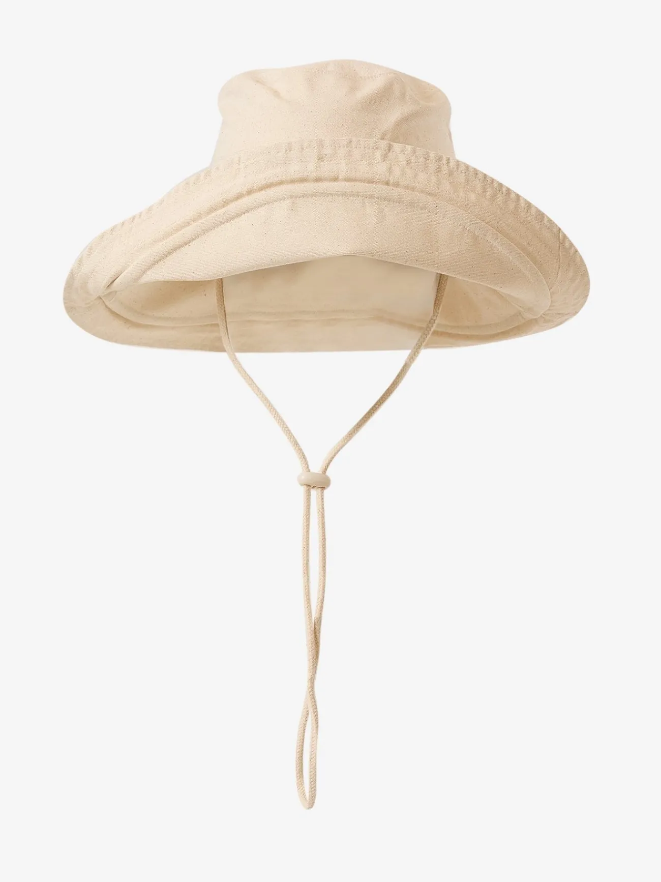 Hot Thrills Sonny Drawstring Bucket Hat - Unbleached