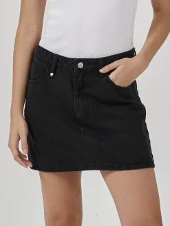Discount Thrills Sophie Skirt - Aged Black AgedBlack