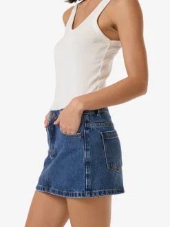 Clearance Thrills Sophie Skirt - Double Rinsed Blues DoubleRinsedBlues