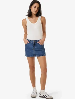 Clearance Thrills Sophie Skirt - Double Rinsed Blues DoubleRinsedBlues