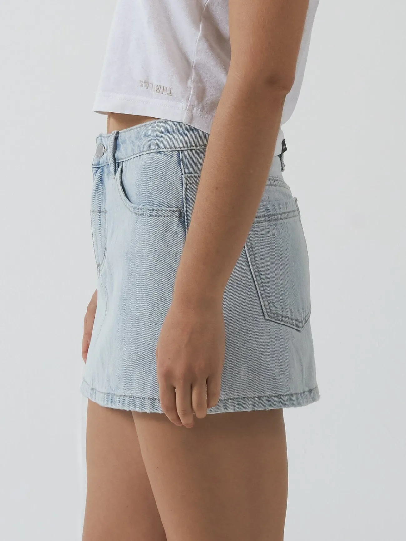 Best Thrills Sophie Skirt - Faded Dust Blue FadedDustBlue