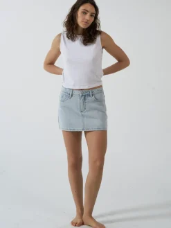 Best Thrills Sophie Skirt - Faded Dust Blue FadedDustBlue