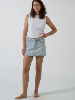 Best Thrills Sophie Skirt - Faded Dust Blue FadedDustBlue