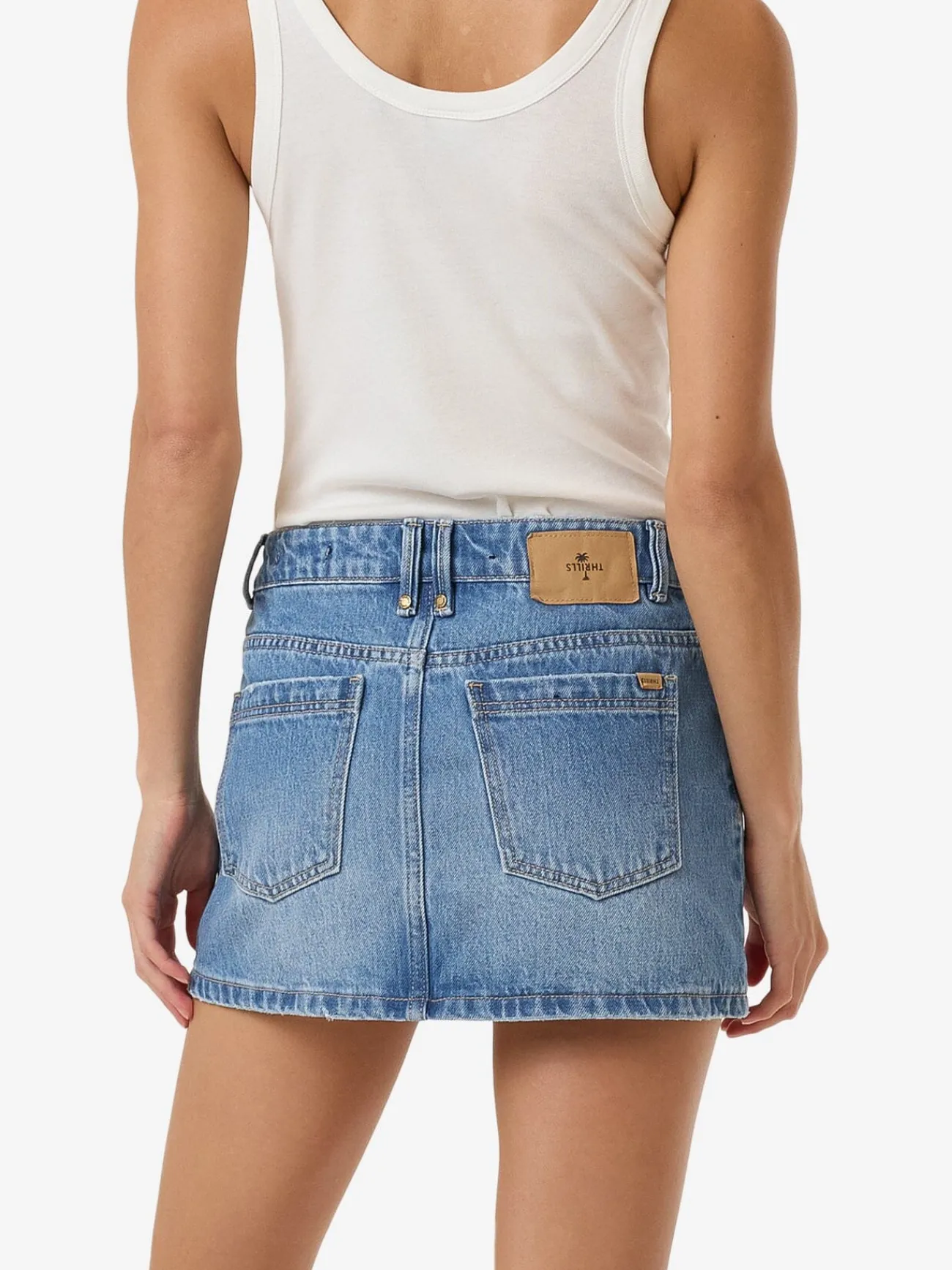 Sale Thrills Sophie Skirt - Long Ago Blue LongAgoBlue