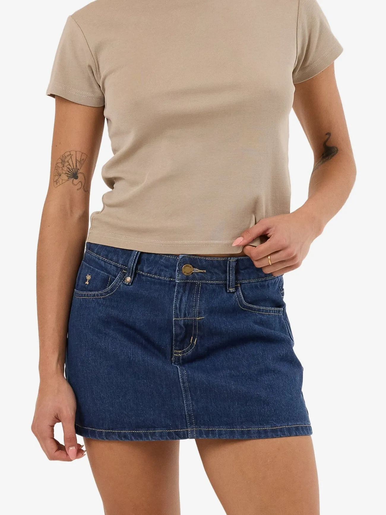Clearance Thrills Sophie Skirt - Union Blue UnionBlue
