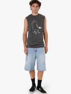 Discount Thrills Speed Metal Merch Fit Muscle Tee - Merch Black MerchBlack