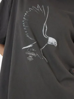 Hot Thrills Speed Metal Oversized Tee - Merch Black MerchBlack