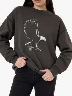 Discount Thrills Speed Metal Slouch Crew - Merch Black MerchBlack