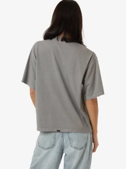 Hot Thrills Stay Aware Square Tee - Washed Grey WashedGrey
