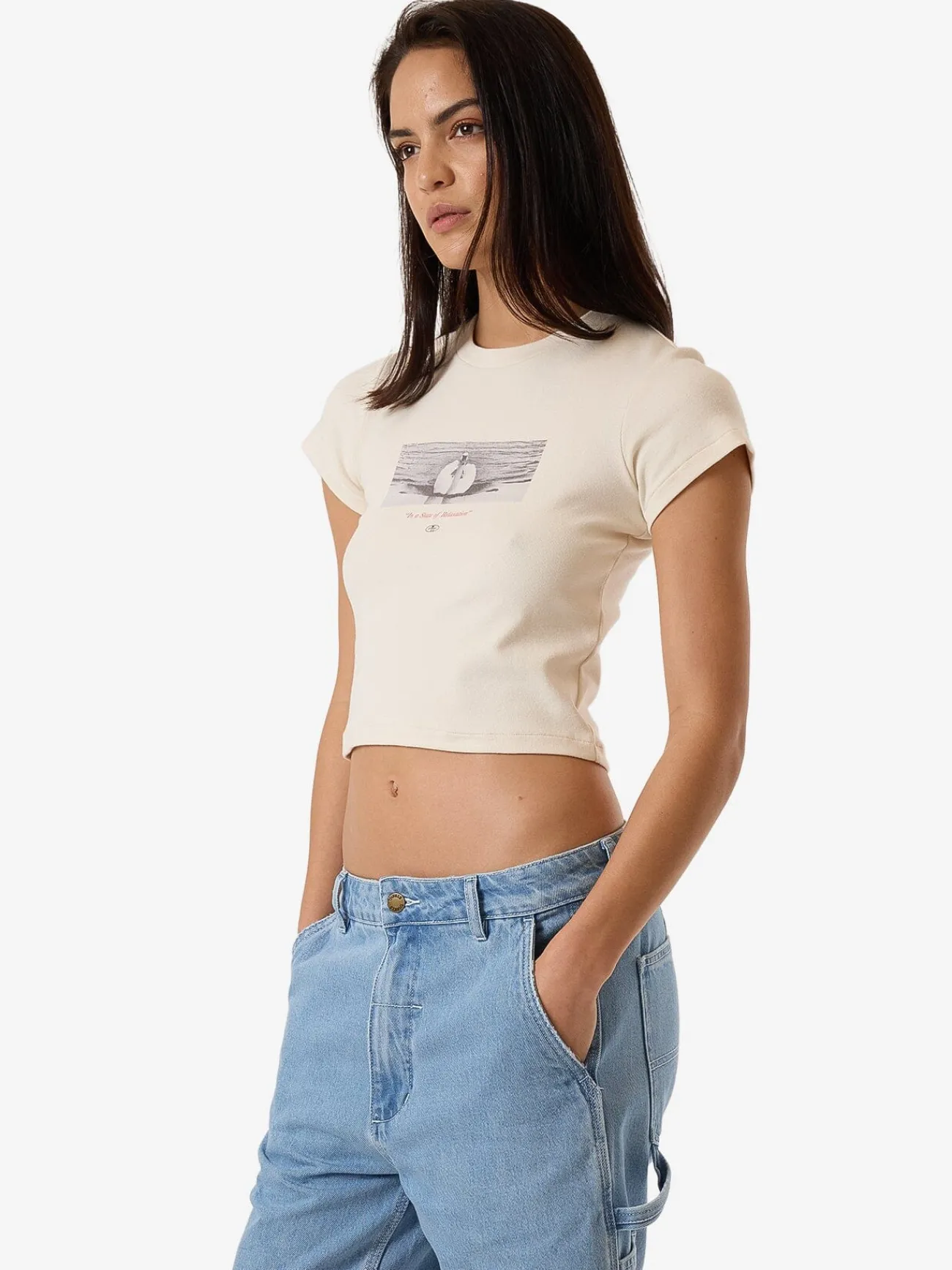 Outlet Thrills Swan Song Mini Tee - Heritage White HeritageWhite