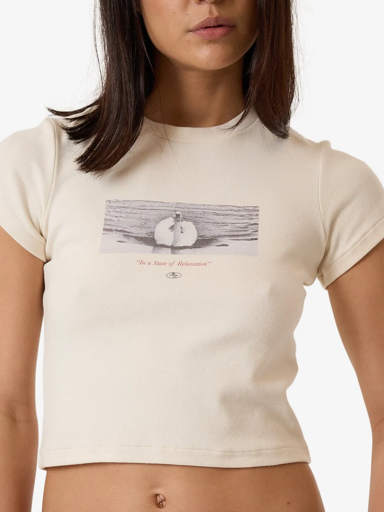 Outlet Thrills Swan Song Mini Tee - Heritage White HeritageWhite