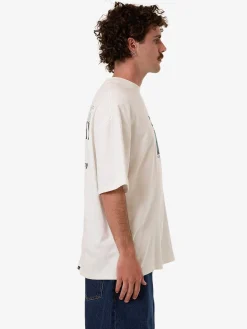 Discount Thrills Sweet Anarchy Box Fit Oversize Tee - Dirty White DirtyWhite