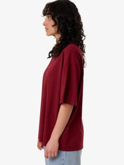 New Thrills Sweet Anarchy Oversized Tee - Cabernet