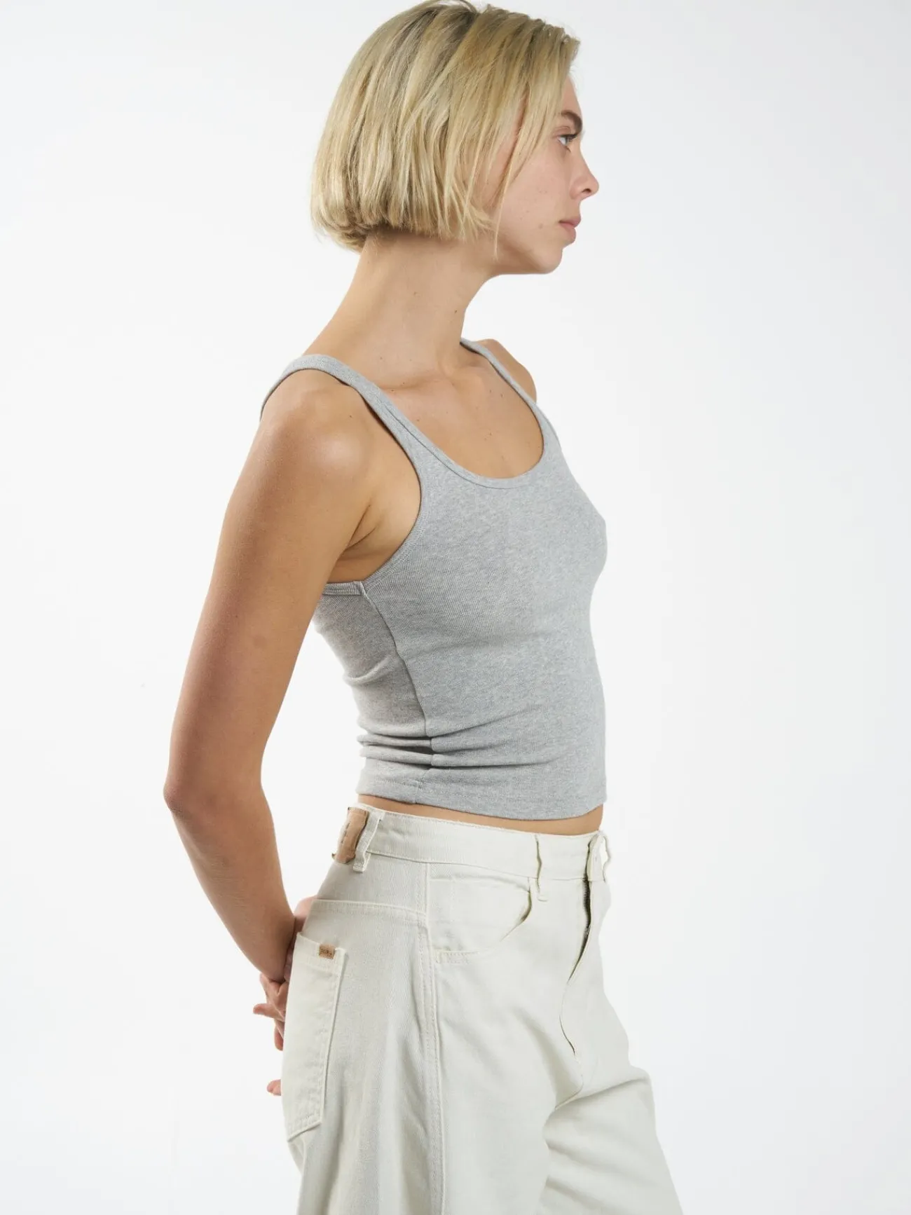 Sale Thrills Sydney Plunge Tank - Grey Marle GreyMarle