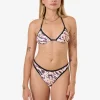 Hot Thrills Sylvie String Bikini Top - Oatmeal