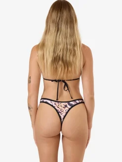 Hot Thrills Sylvie String Bikini Top - Oatmeal