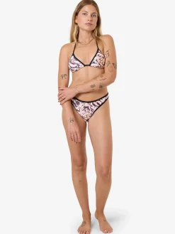 Hot Thrills Sylvie String Bikini Top - Oatmeal