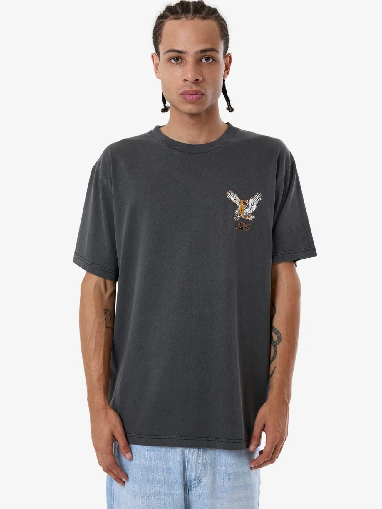 New Thrills Target Eyes Merch Fit Tee - Merch Black MerchBlack