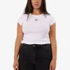 Hot Thrills TC Foundation Cap Sleeve Tee - White