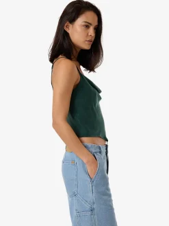 New Thrills Thea Camisole - Deep Emerald DeepEmerald