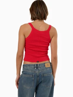Fashion Thrills Base Tank - Flame Red FlameRed