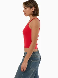 Fashion Thrills Base Tank - Flame Red FlameRed