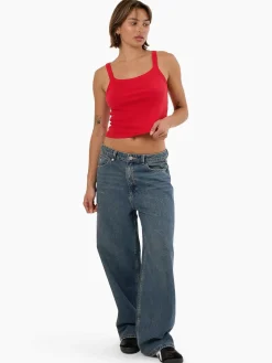 Fashion Thrills Base Tank - Flame Red FlameRed