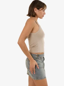 Sale Thrills Base Tank - Stone