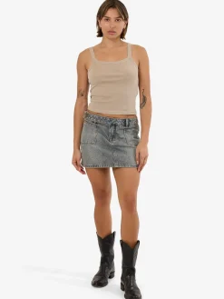 Sale Thrills Base Tank - Stone