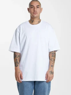 Best Thrills Military Oversize Fit Tee - White