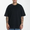 Online Thrills Military Oversize Fit Tee - Black