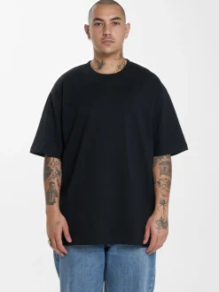 Online Thrills Military Oversize Fit Tee - Black