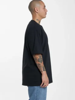 Online Thrills Military Oversize Fit Tee - Black