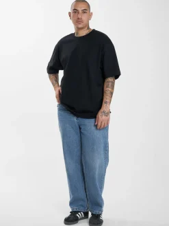 Online Thrills Military Oversize Fit Tee - Black