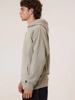 Hot Thrills Military Slouch Pull On Hood - Aluminium