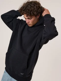 Discount Thrills Military Slouch Pull On Hood - Black