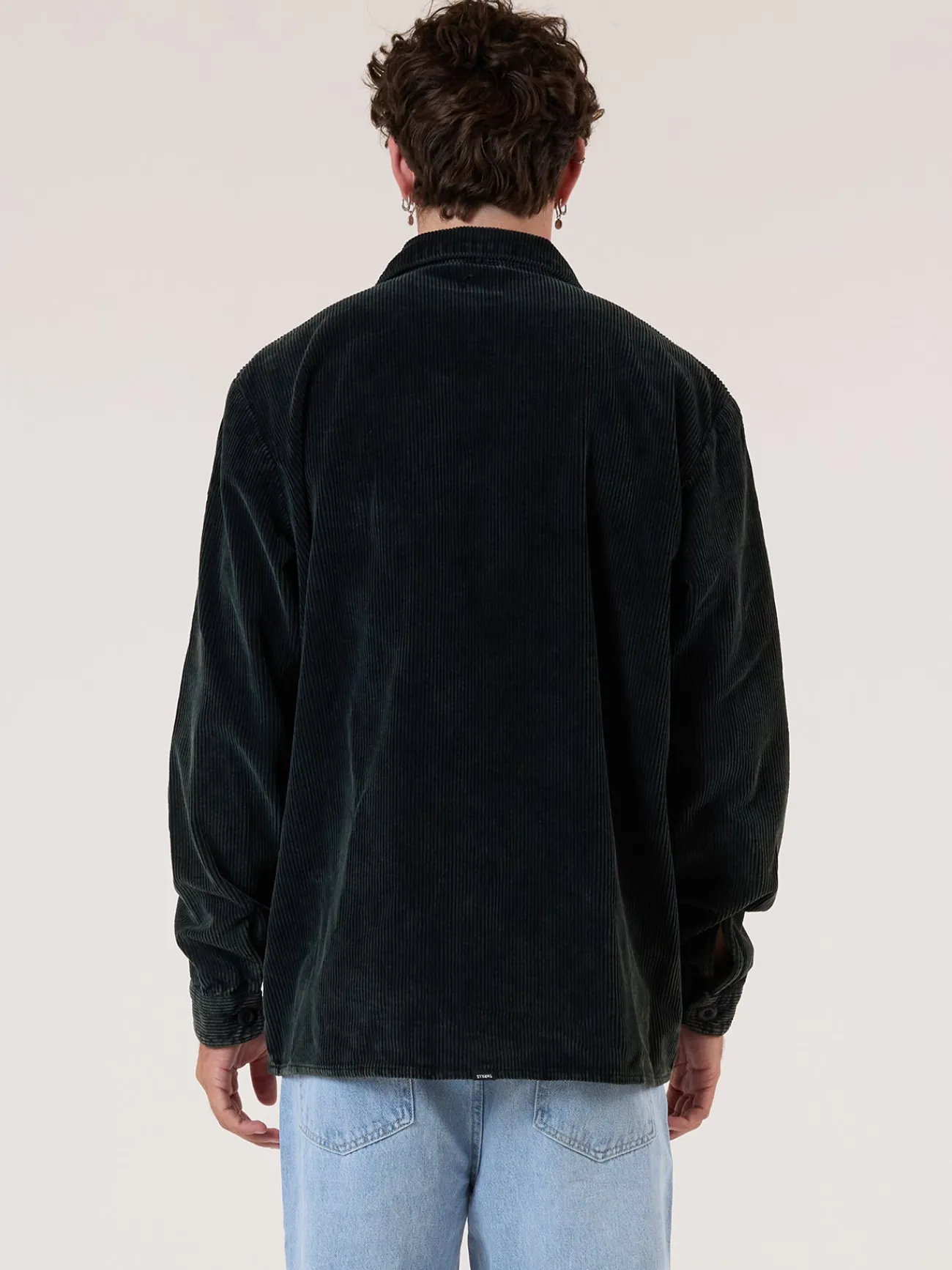 New Thrills Reality Long Overshirt - Black - Turkish Coffee TurkishCoffee