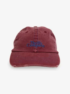 Best Thrills Stacked 6 Panel Cap - Washed Wine WashedWine