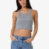 New Thrills Workwear Cali Tank - Flint Blue FlintBlue