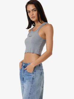 New Thrills Workwear Cali Tank - Flint Blue FlintBlue