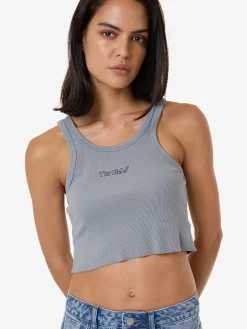 New Thrills Workwear Cali Tank - Flint Blue FlintBlue