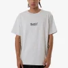 Discount Thrills Workwear Embro Merch Fit Tee - White Marle WhiteMarle