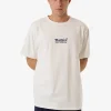 Hot Thrills Workwear Embro Merch Fit Tee - Dirty White DirtyWhite