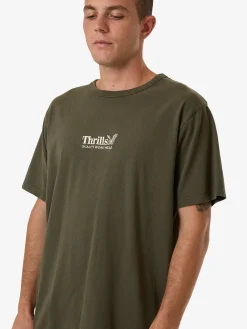 Sale Thrills Workwear Embro Merch Fit Tee - Grape Leaf GrapeLeaf