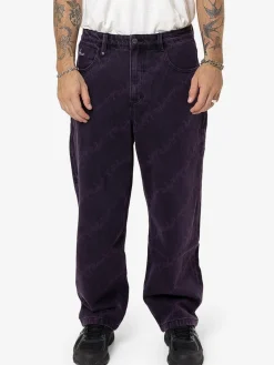 Clearance Thrills x Epokhe Big Slacker Denim Jean - Black/Purple