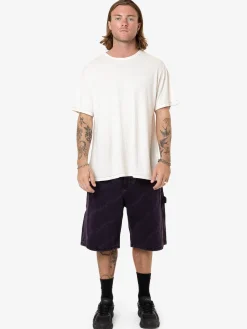 Hot Thrills x Epokhe Big Slacker Denim Short - Black/Purple