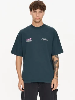 Sale Thrills Total Anarchy Box Fit Oversize Short Tee - Deep Teal DeepTeal