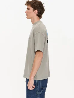 Best Thrills Total Anarchy Box Fit Oversize Short Tee - Fog