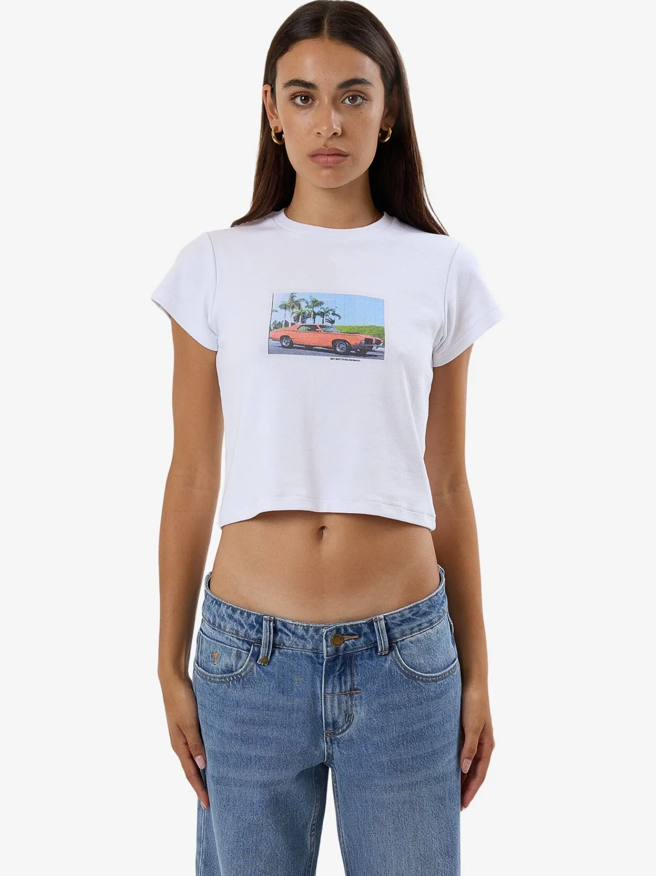 Hot Thrills Tribute To Chaos Mini Tee - White