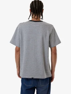 Fashion Thrills Tribute To Chaos Stripe Merch Fit Tee - Black